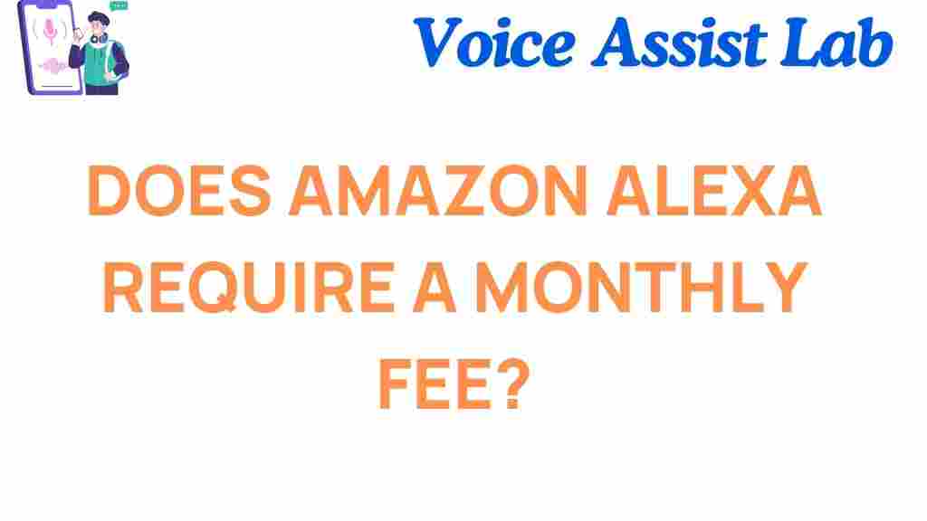 does-amazon-alexa-require-a-monthly-fee